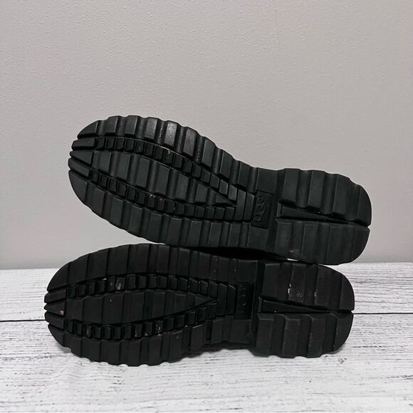 UGG Langley Brown Suede Sheepskin Zip Back Boots Size 7 - Picture 10 of 10